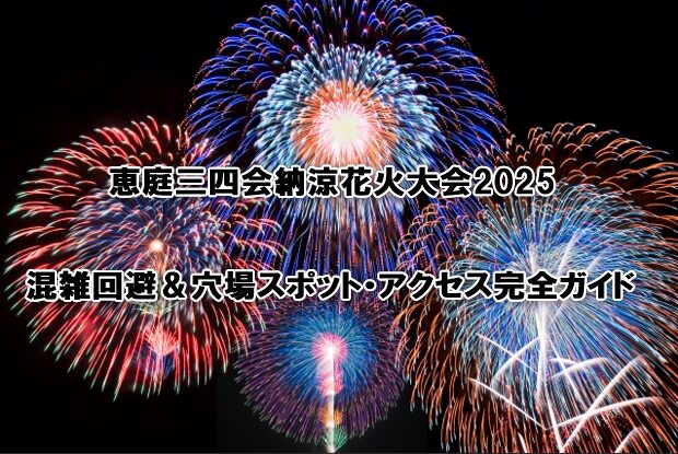 恵庭三四会納涼花火大会
