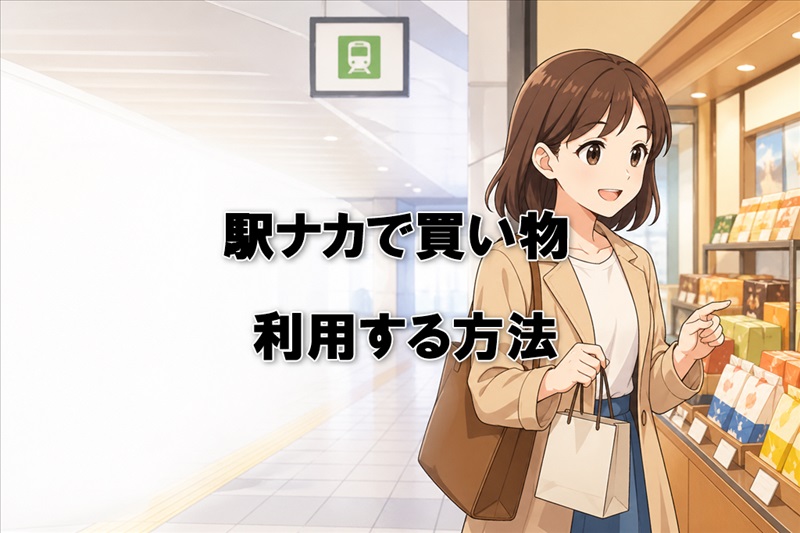 駅ナカで買い物だけ利用する方法は？