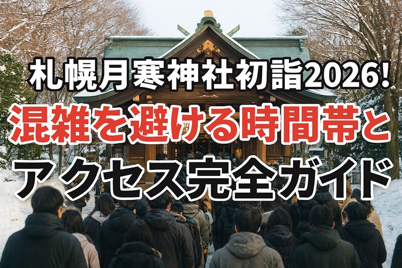札幌月寒神社初詣2026！混雑を避ける時間帯とアクセス完全ガイド