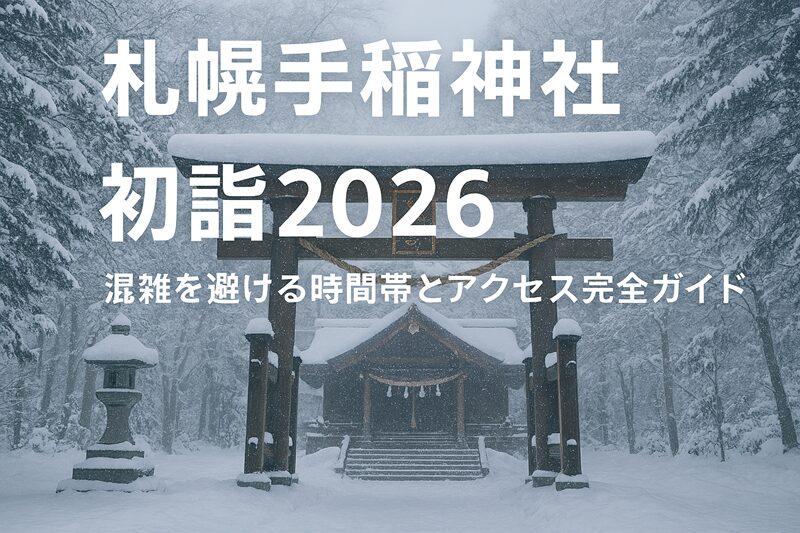 札幌手稲神社初詣2026！混雑を避ける時間帯とアクセス完全ガイド
