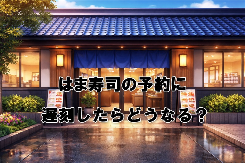 はま寿司の予約に遅刻したらどうなる？