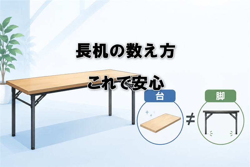 長机の数え方これで安心