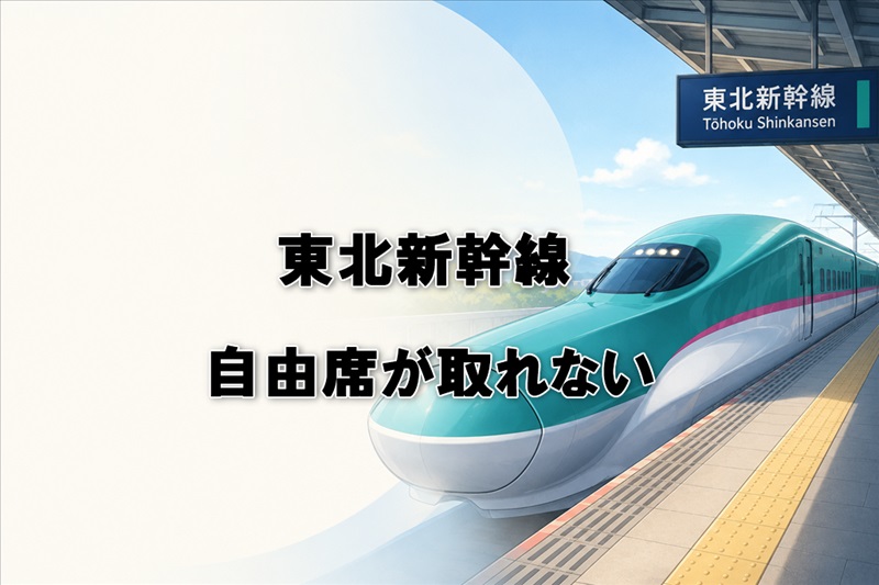 東北新幹線の自由席が取れない原因は？