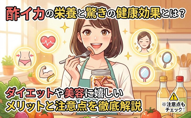 酢イカの栄養と驚きの健康効果