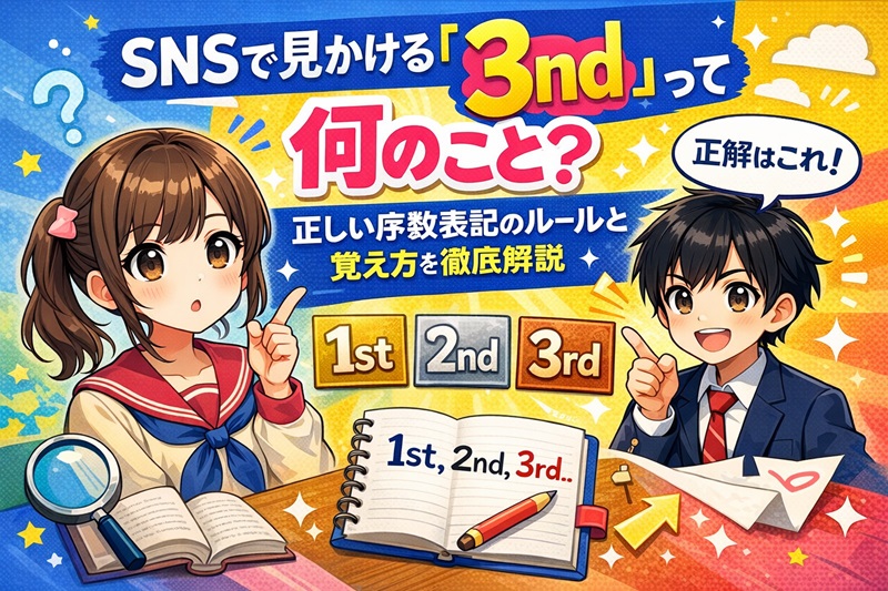 SNSで見かける「3nd」って何のこと