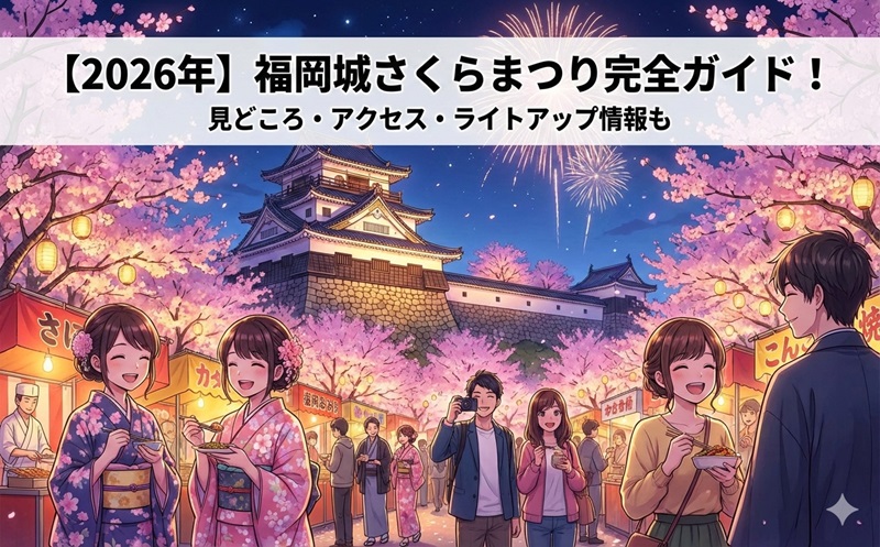 【2026年】福岡城さくらまつり完全ガイド