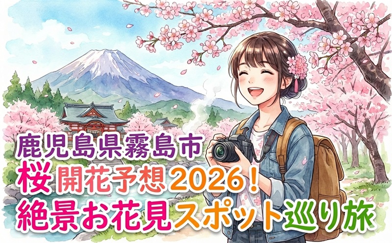 鹿児島県霧島市の桜開花予想