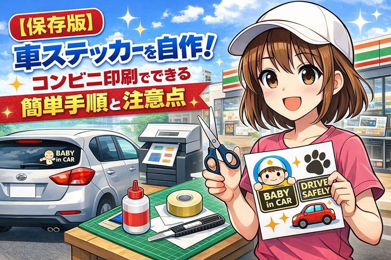 車ステッカーを自作