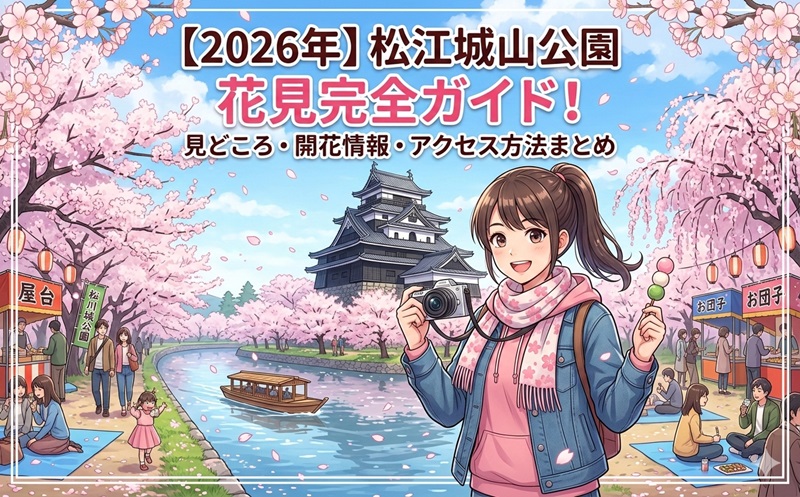 【2026年】松江城山公園の花見完全ガイド