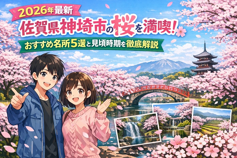 【2026年最新】佐賀県神埼市の桜を満喫