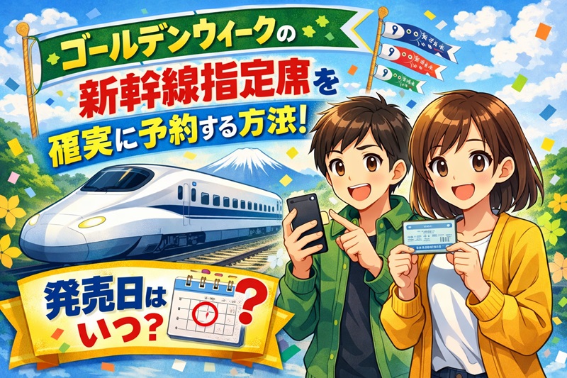 ゴールデンウィークの新幹線指定席