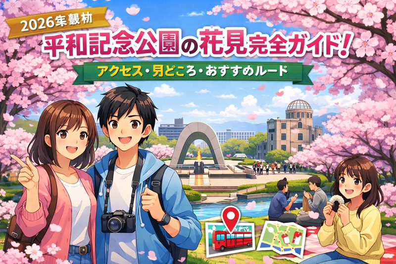 【2026年最新】平和記念公園の花見完全ガイド！