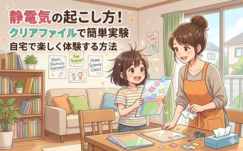 静電気の起こし方
