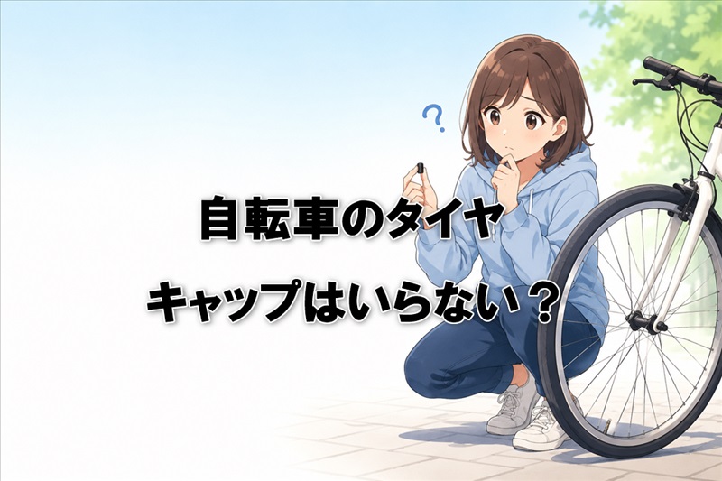 自転車のタイヤのキャップはいらない？